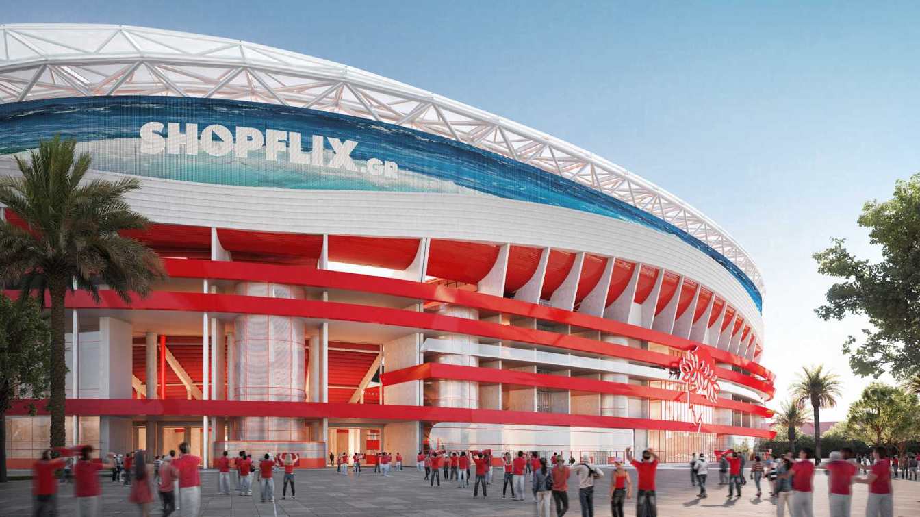 Olympiacos zaprezentował projekt modernizacji St&aacute;dio Georgios Karaiskakis. Stadion ma zwiększyć pojemność z 33 505 do 53 000 miejsc i stać się największym piłkarskim obiektem w Grecji.
