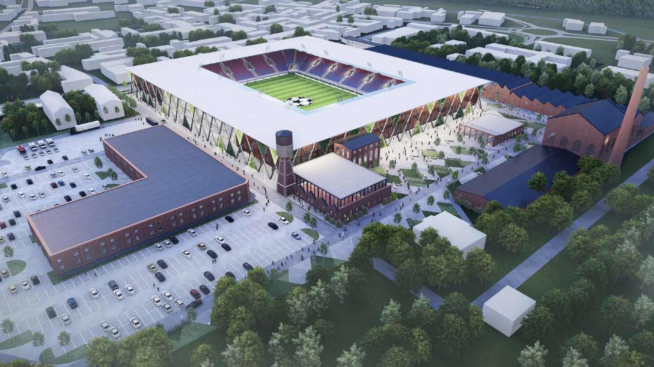 Projekt Stadionu Rak&oacute;w Częstochowa