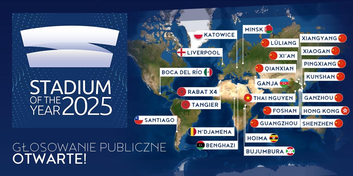 Stadion Roku 2025 - głosowanie publiczne otwarte!